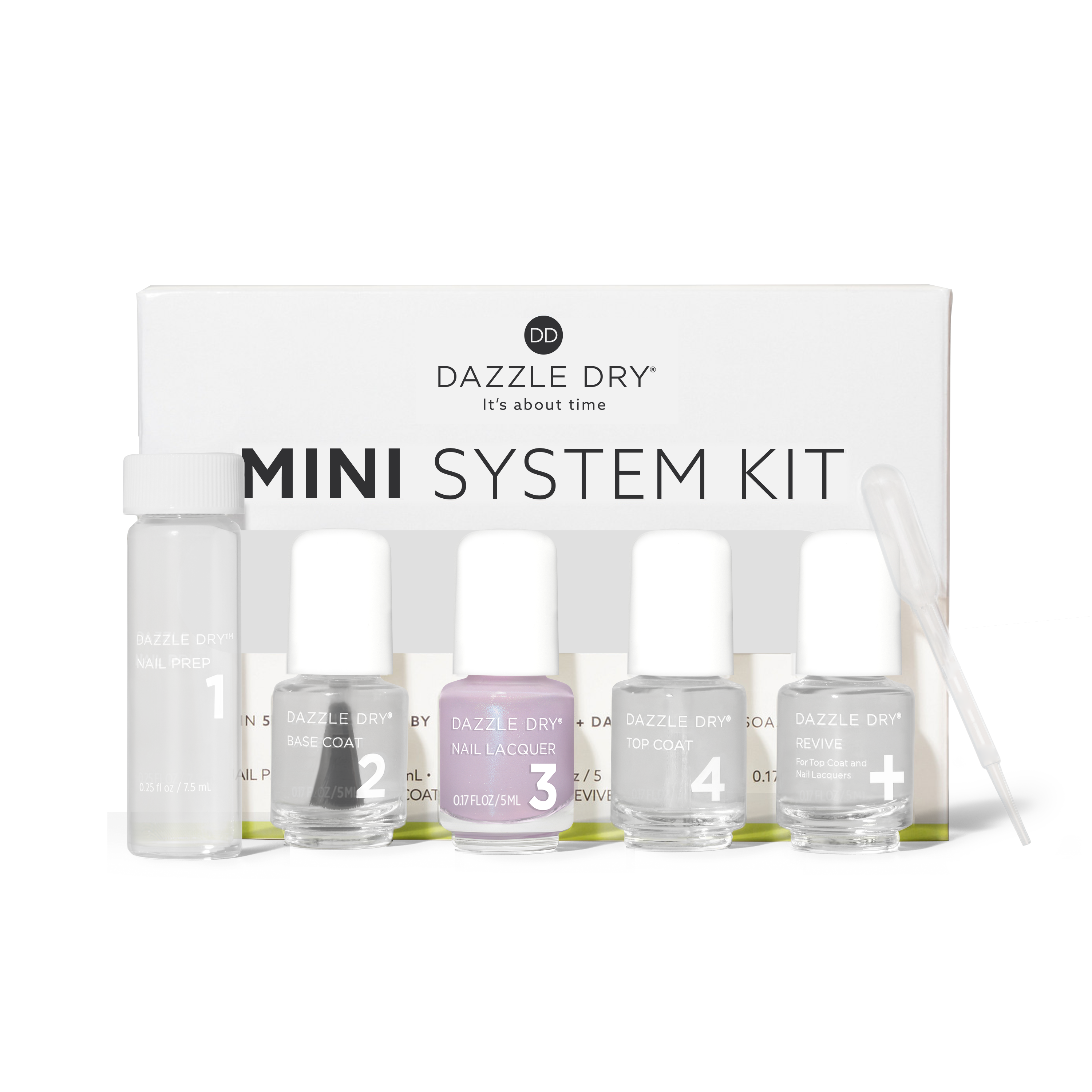 Lovely Lilac Mini System Kit - Nail Polish by Dazzle Dry