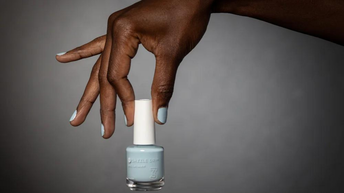 Blueberry Milk Nails