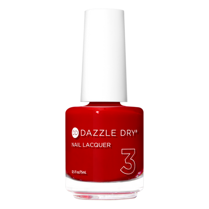 Dazzle Dry Rapid Red full-size Lacquer bottle