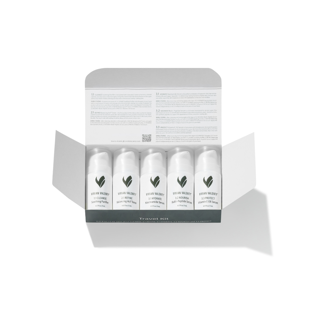 Vivian Valenty Skincare - The Discovery Kit – Dazzle Dry