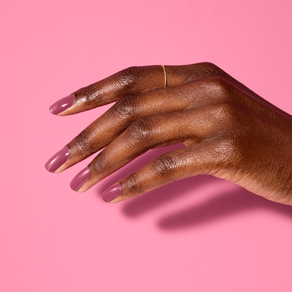 Hand with Take A Chance painted on nails