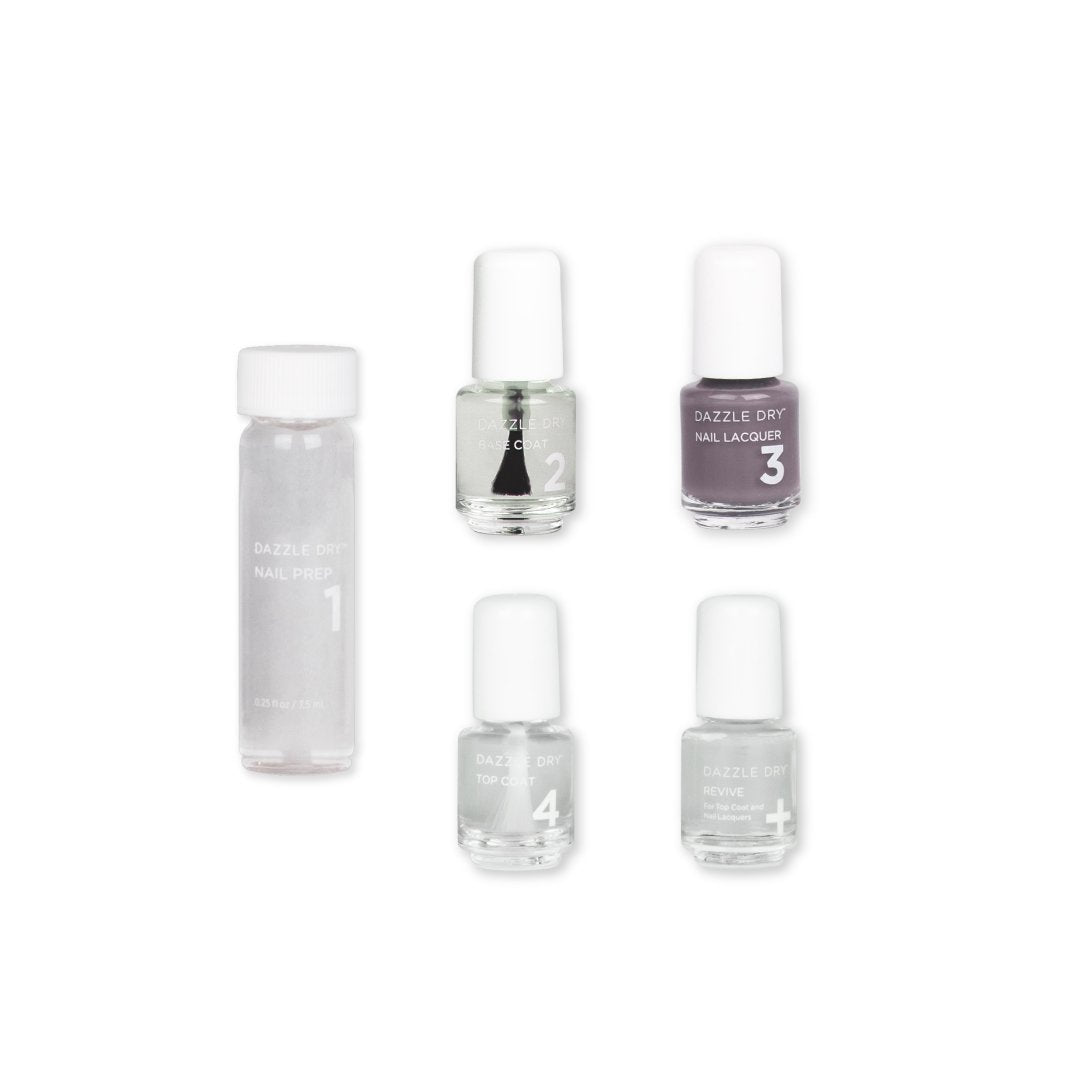 Anticipation Mini Kit - Mini Nail Prep Bottle, Mini Base Coat Bottle, Anticipation Mini Nail Lacquer Bottle, Mini Top Coat Bottle, Mini Revive Bottle