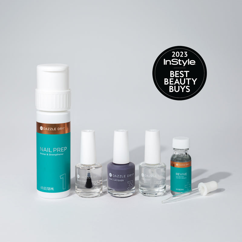 Anticipation System Kit - Nail Prep Bottle, Base Coat Bottle, Anticipation Lacquer Bottle, Top Coat Bottle, Revive Bottle