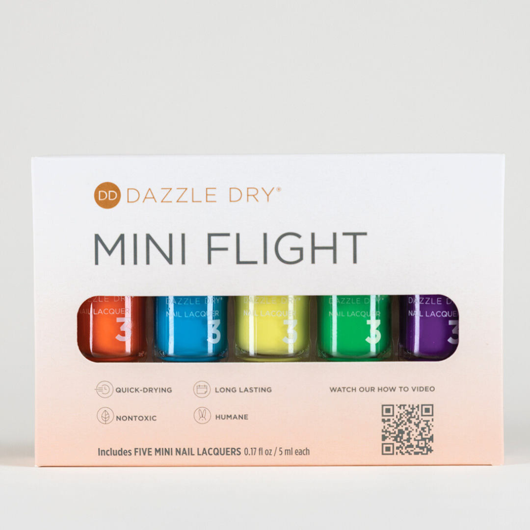 Mini Nail Polish Flights | Dazzle Dry | Nontoxic Mini Nail Lacquers