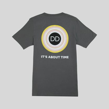 V-Neck grey tee back