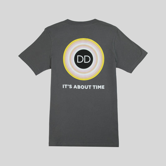 V-Neck grey tee back