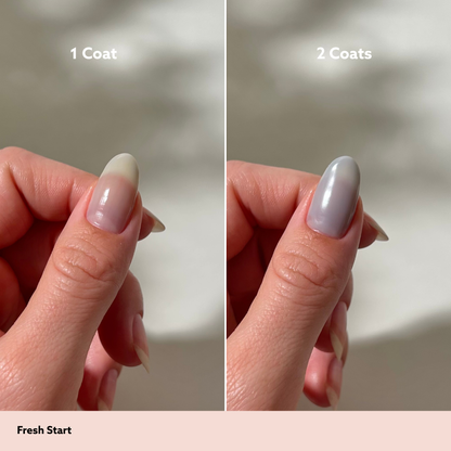 Fresh Start 1 coat vs 2 coats