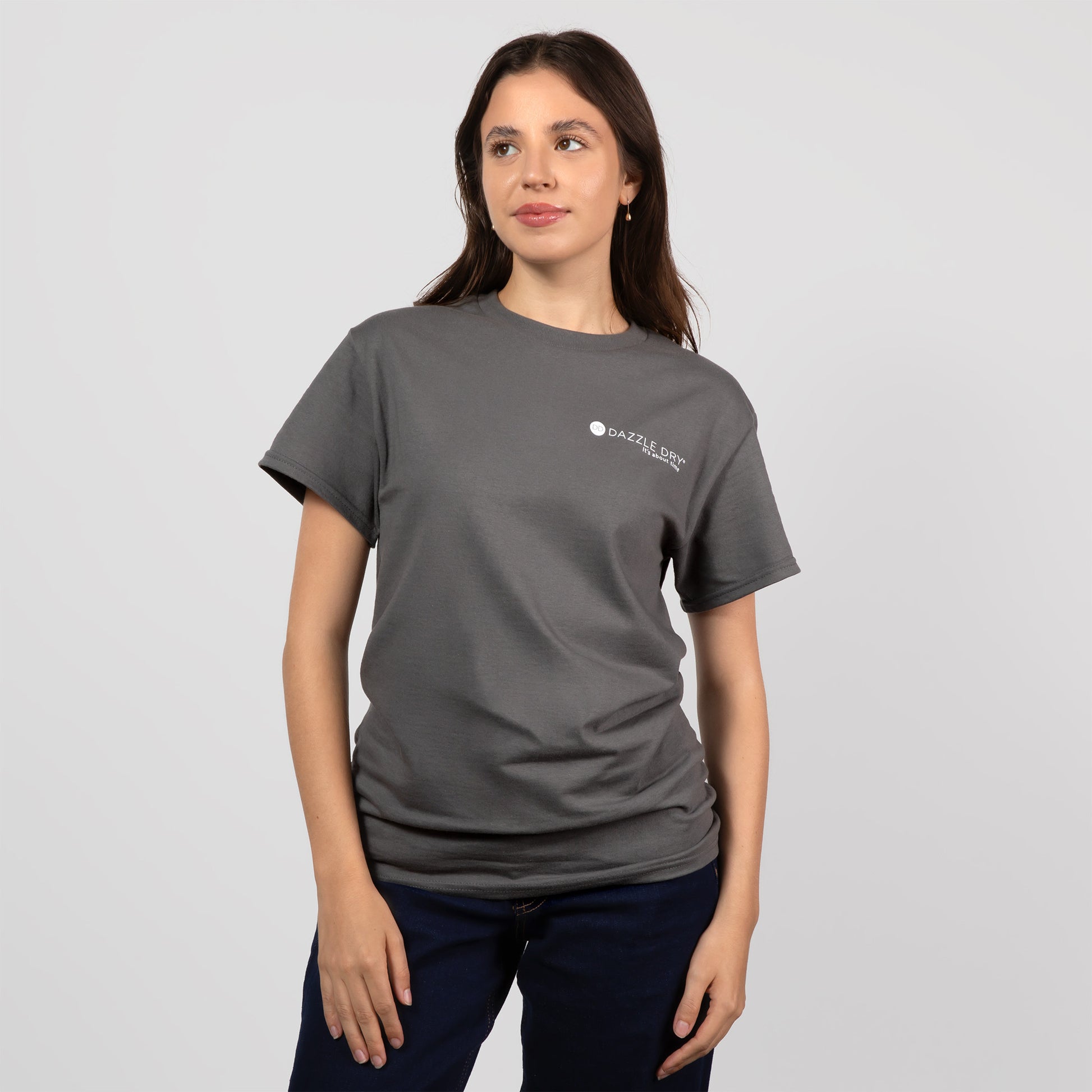 Free to Dazzle Gray Tee