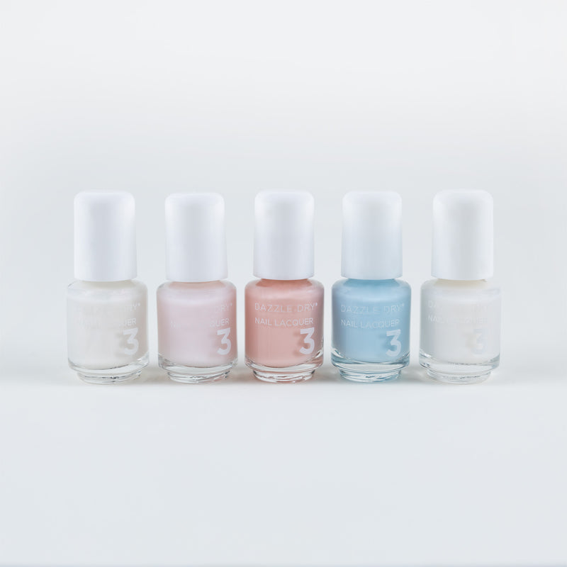 Breathe Free Mini Nail Lacquer Bottle, Prima Ballerina Mini Nail Lacquer Bottle, Not Quite Nude Mini Nail Lacquer Bottle, Checkmate Mini Nail Lacquer Bottle, Poised Mini Nail Lacquer Bottle