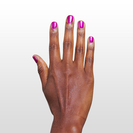 Hand with Kaleidoscope painted on nails