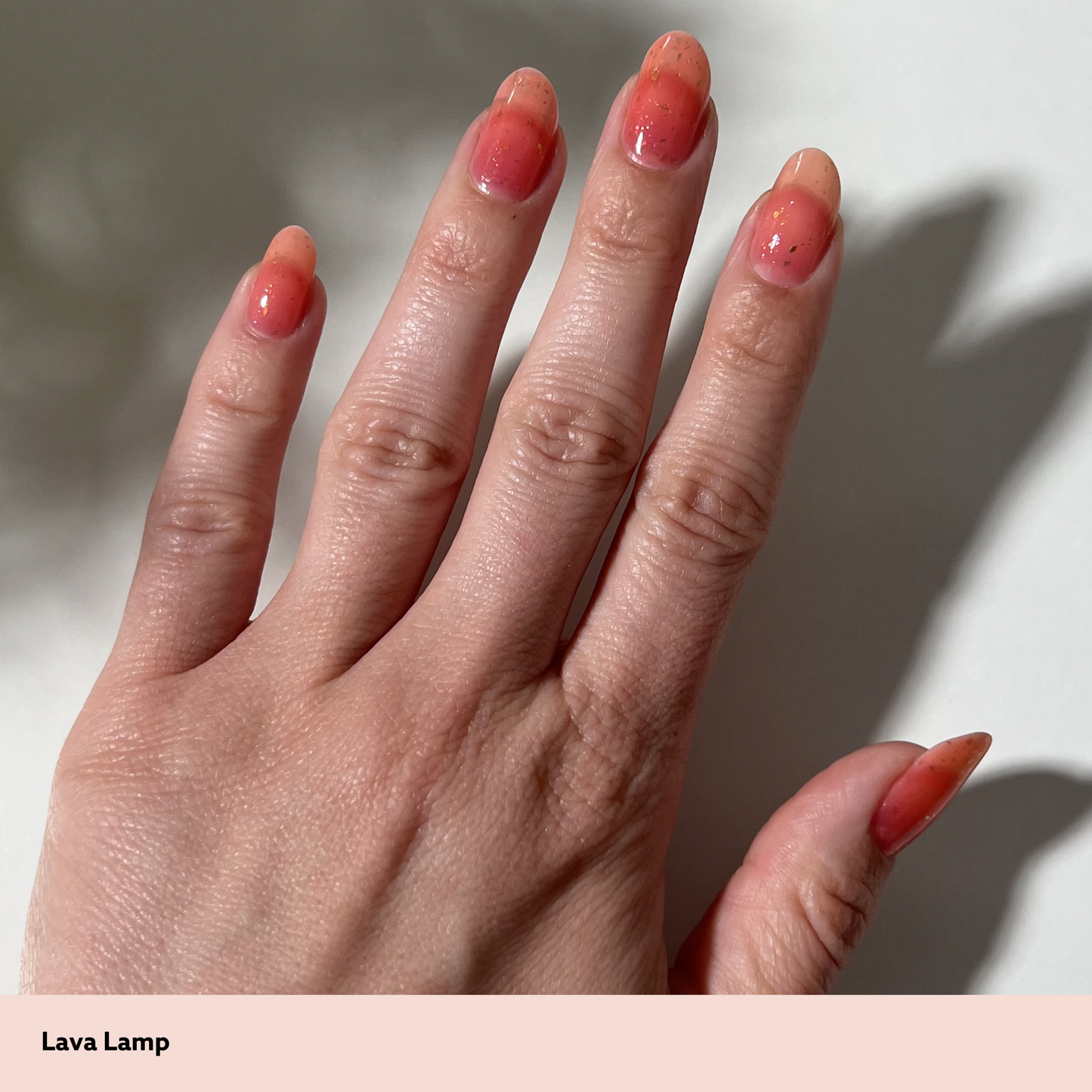 hand with nail polish 