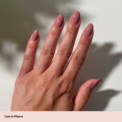 Less Is Mauve by Dazzle Dry Full Hand Manicure