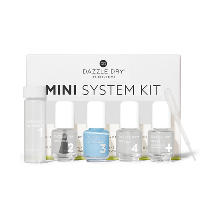 Lotion, Please! Mini Kit - Mini Nail Prep Bottle, Mini Base Coat Bottle, Lotion, Please! Mini Nail Lacquer Bottle, Mini Top Coat Bottle, Mini Revive Bottle