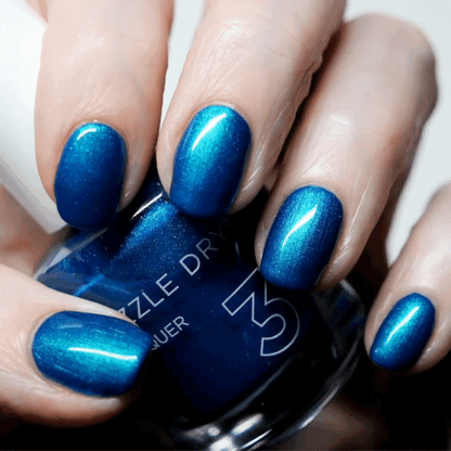 Hand Holding Mini Size Speed Boat Painted on the nails