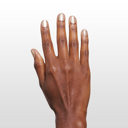 Hand with Stargazer painted on nails