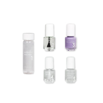 Week in Provence Mini Kit - Mini Nail Prep Bottle, Mini Base Coat Bottle, Week In Provence Mini Nail Lacquer Bottle, Mini Top Coat Bottle, Mini Revive Bottle