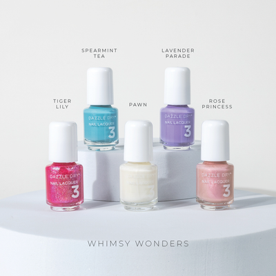 Whimsy Wonders Mini Flight - Dazzle Dry nail lacquers