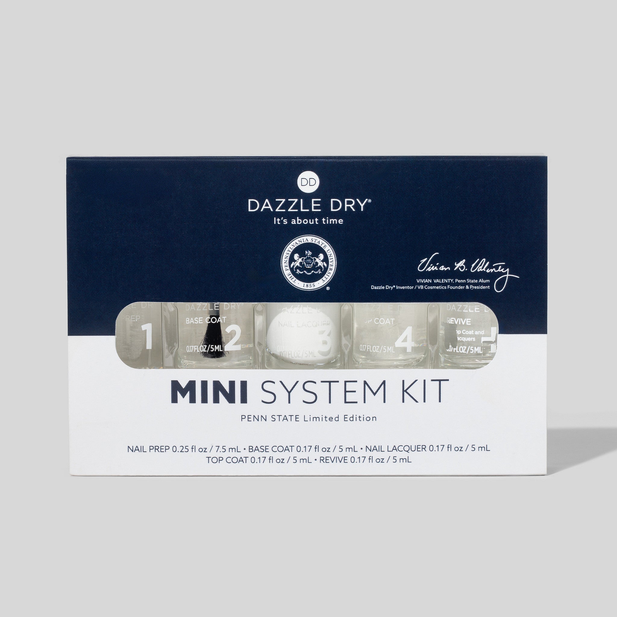 White Lightning Mini Kit | Dazzle Dry x Penn State