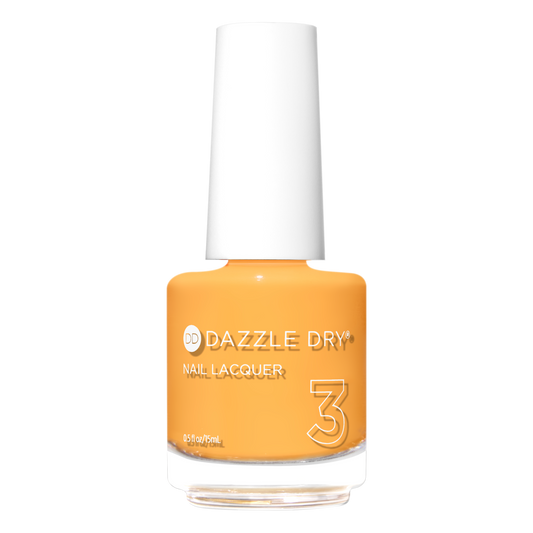 Hand Holding Mini Size Go Go Mango Painted on the nails