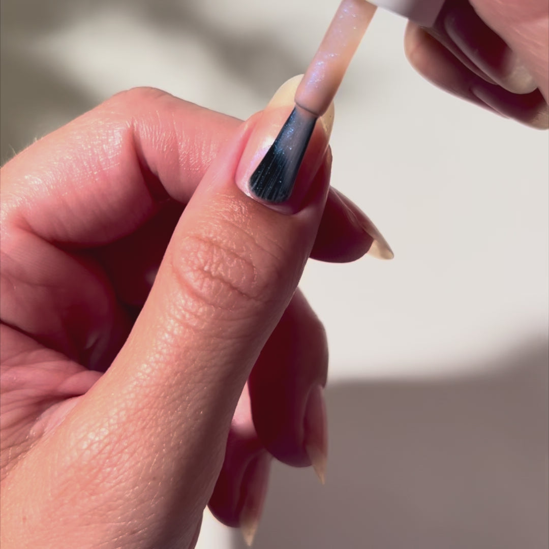 Painting Milky Way on nails