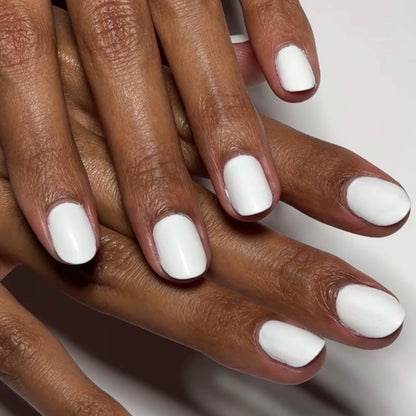 Painting White Lightning on nails