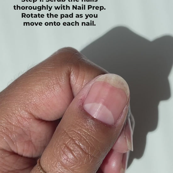 Painting Love on nails