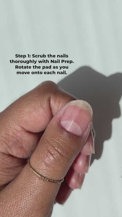 Painting Lavender Parade on nails