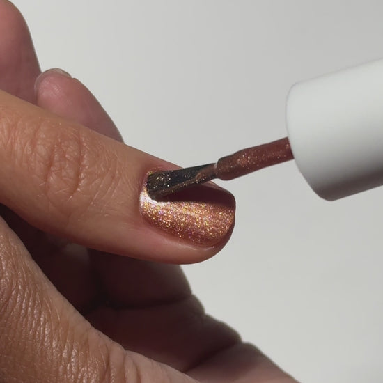 Painting Raise Your Glass on nails