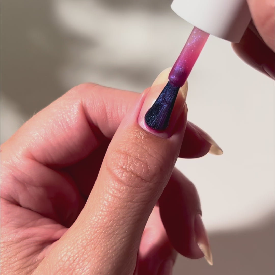 Painting Beloved on nails