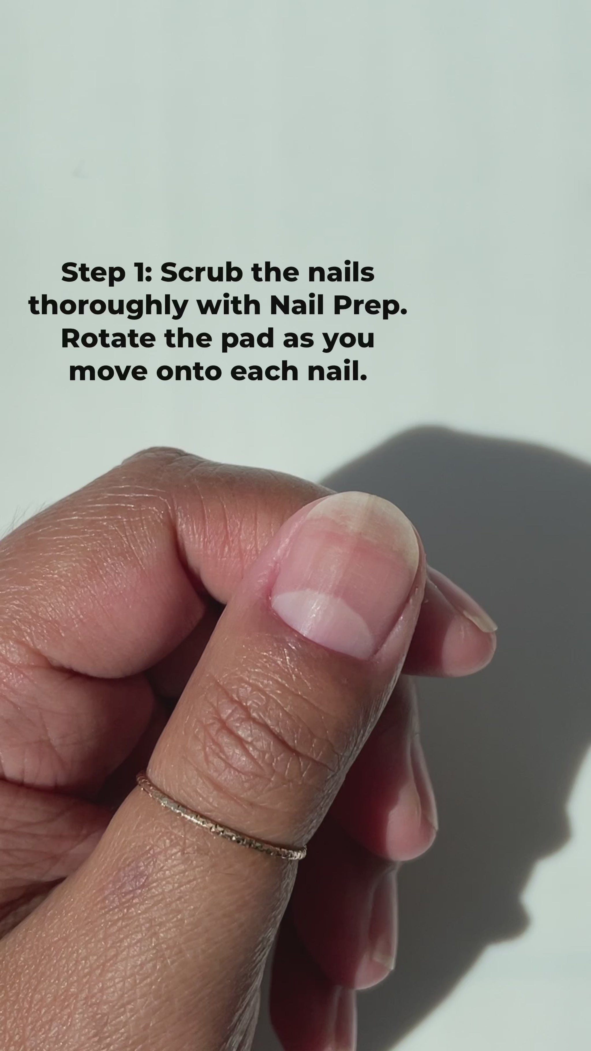 Painting Vigor on nails