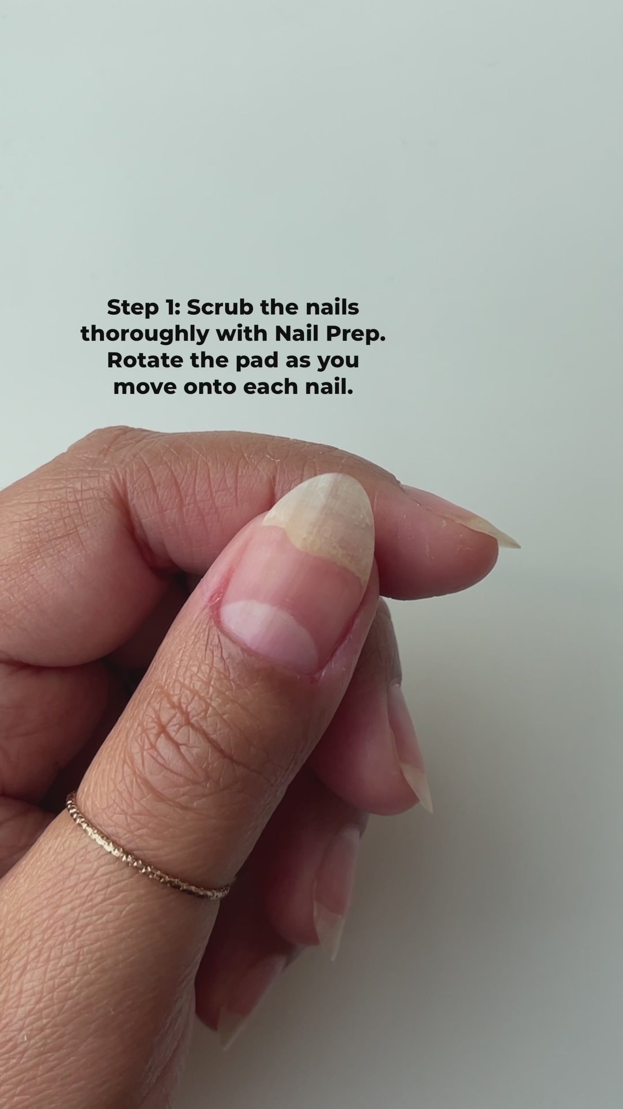 Painting Pearl on nails