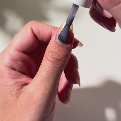 Painting Blue Moon on nails