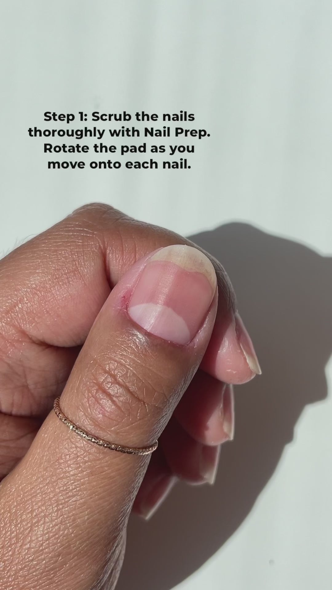 Painting Faith on nails