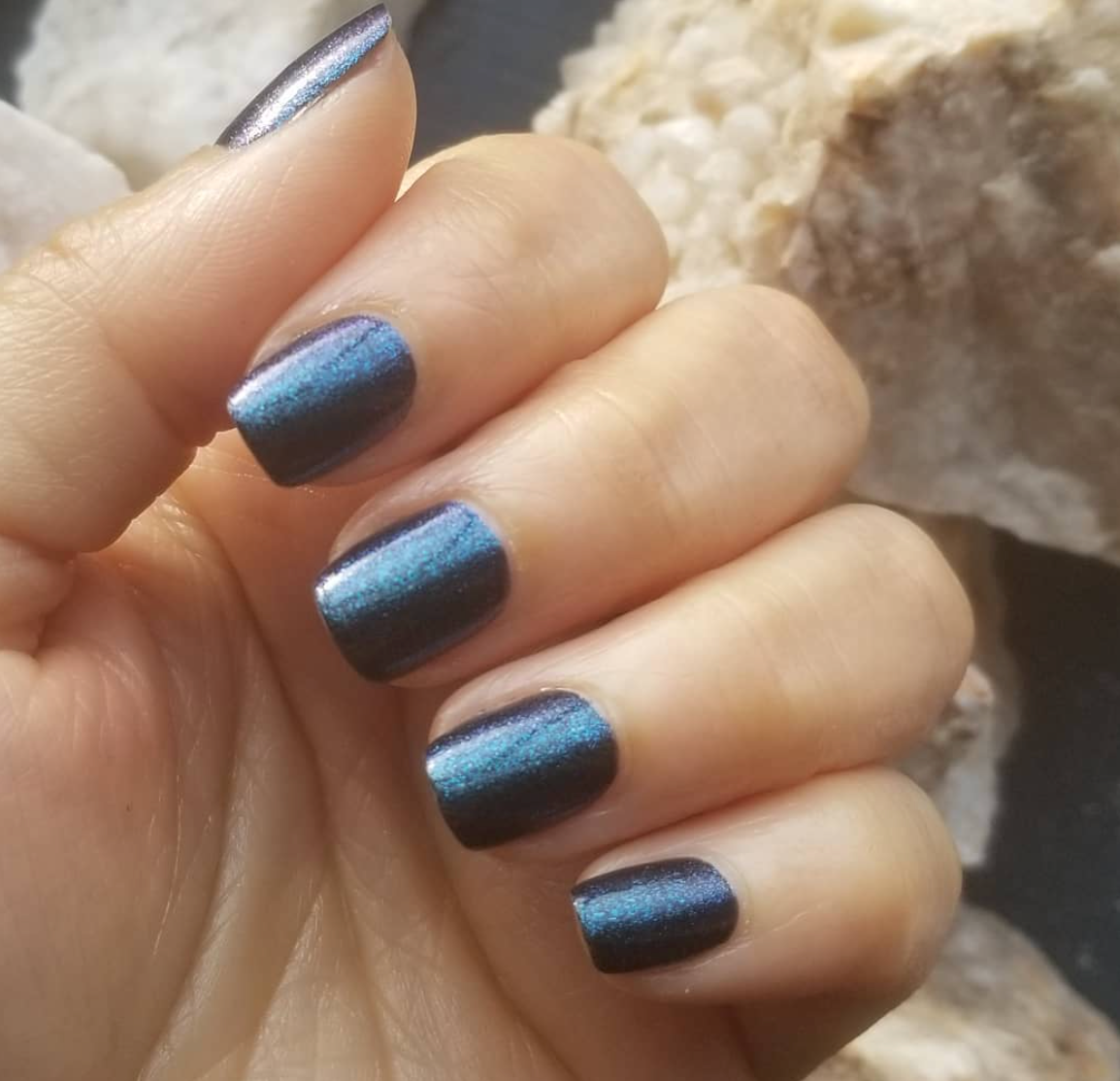 Blue Blood Nail Polish | Dazzle Dry