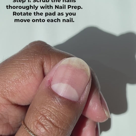 Painting Tranquil Gray on nails