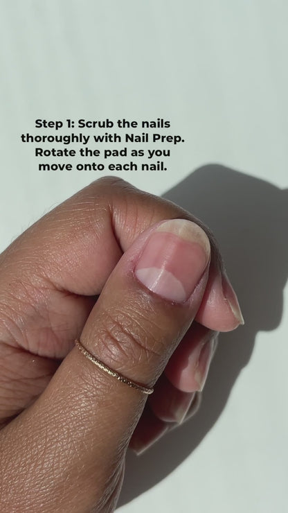 Painting Broadway Beige on nails