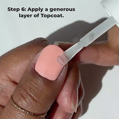 Painting Tweet Me on nails